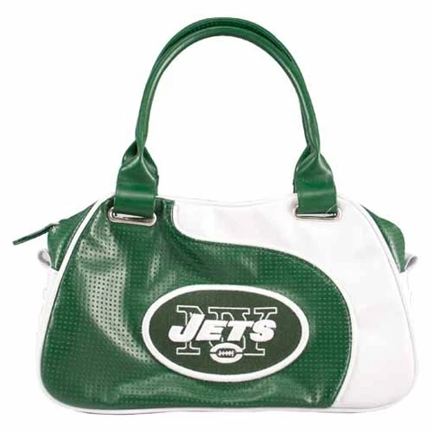 New York Jets Perfect Bowler Bag Purse NFL Cover