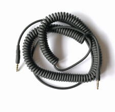 10ft/3m Coiled spring 2.5mm Male to 3.5mm Male Right Angle Audio Cable cord  