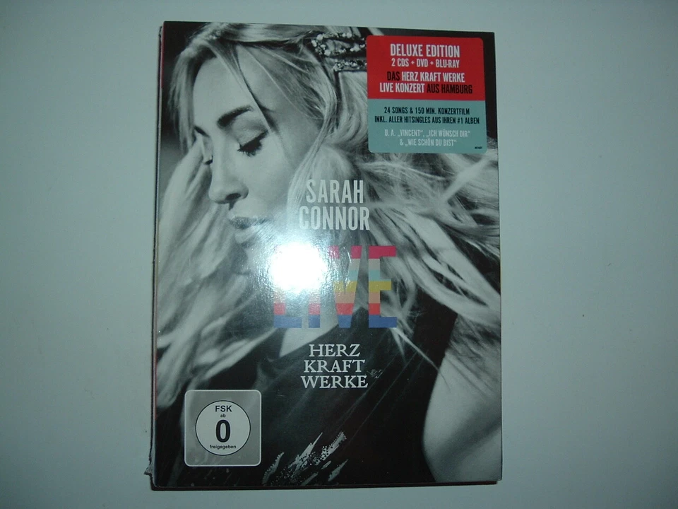 Sarah Connor - Herz Kraft Werke, Deluxe Edition, OVP, 2 CDs + DVD + Blu-Ray - Bild 1 von 1