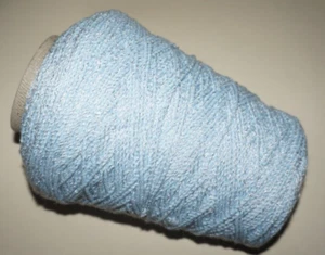 15 oz. Cono, cimelio, 2/2, Lt blu, acrilico/nylon, filato per maglieria a mano e a macchina - Foto 1 di 2