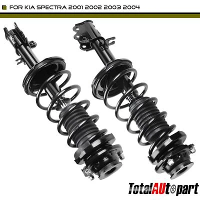 Conjunto completo de puntal y resorte helicoidal de 2 piezas para lado trasero Kia Spectra 2001-2004 Foto 1 de 4