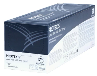 Protexis Latex Sterile Blue with Neu-Thera Surgical Glove, Powder-Free 50 Pair - Image 1 of 2