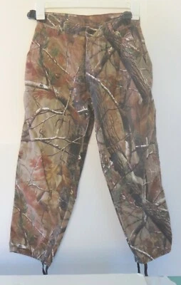 Realtree Camouflage Camo Pants Boys Youth L Scent Shield Hunting Adjustable - Image 1 of 4