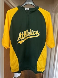 A's Athletics 1/4 Reißverschluss Trikot von Match Up Promo Erwachsene Gr. XL. Nagelneu - Bild 1 von 6
