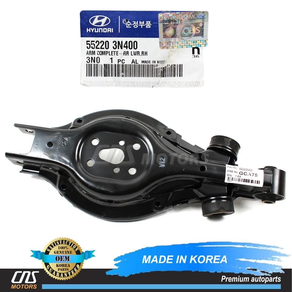 ⭐GENUINE⭐Control Arm Lower REAR RIGHT for 2011-2013 Hyundai Equus OE 55220 3N400 Foto 1 de 3