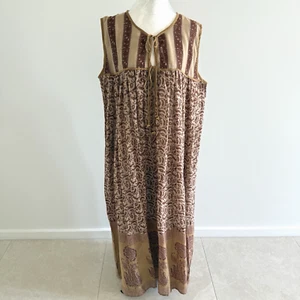 Daughters Of India Women’s Dress Size XL Maxi Sleeveless - Picture 1 of 9