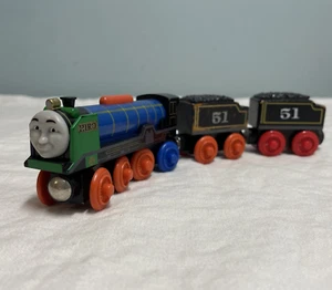 Thomas & Friends Tren Magnético Madera Patchwork Hiro & Tenders - Imagen 1 de 24