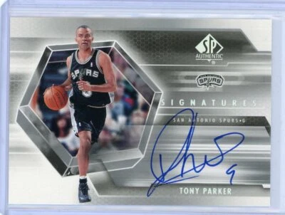 2005-06 Upper Deck SP Authentic Basketball Autograph #SP-TP Tony Parker - Image 1 of 2