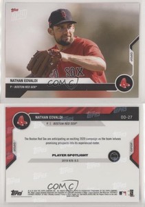2020 Topps Now Road to Opening Day /127 Nathan Eovaldi #OD-27