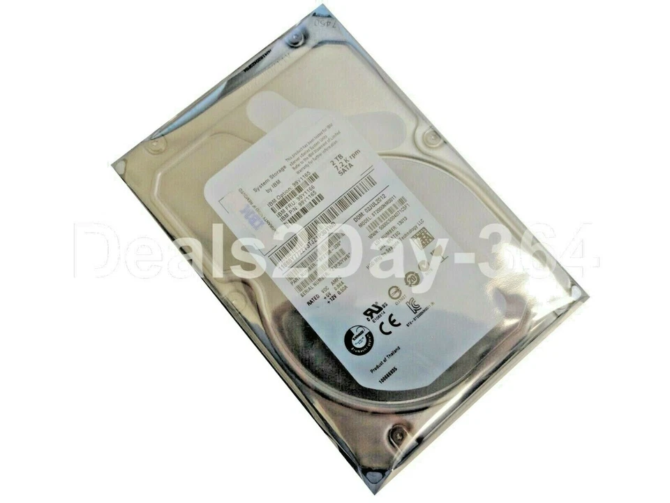 99Y1165 - IBM 2Tb 7200 6Gbps SATA Hard Disk Drive - Image 1 of 4