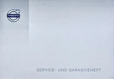 Volvo Serviceheft, Garantie-Servicebuch  2011-2015 - Bild 1 von 4