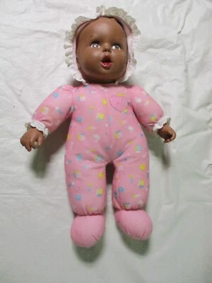Muñeca afroamericana Gerber 1994 con traje rosa - 15" Foto 1 de 4