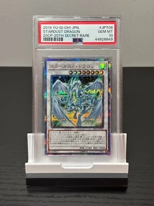 YU-GI-OH! JAPANESE STARDUST DRAGON 20TH SECRET RARE 20CP-JPT06 PSA 10 GEM MINT - Picture 1 of 1