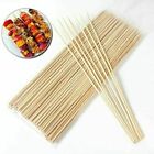 150x 25cm Bamboo Skewers Wooden Sticks BBQ Kebab Fruit Long Barbecue Sticks