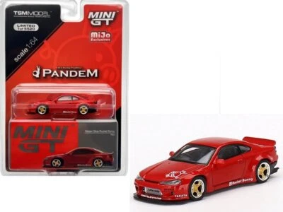 NISSAN Silvia - Rocket Bunny - MiJo - red - Mini GT 1:64