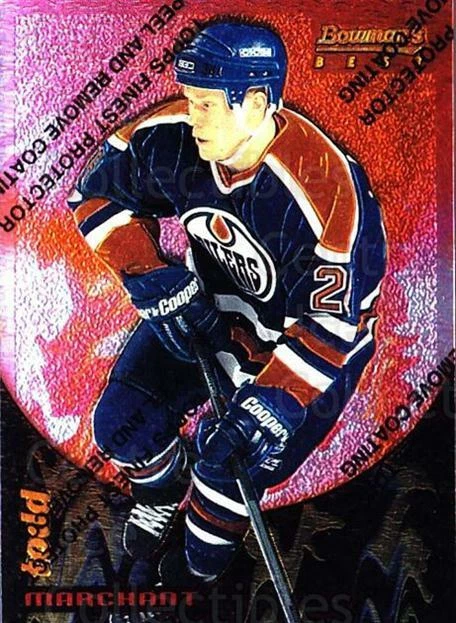 1994-95 Finest Bowmans Best Red #19 Todd Marchant - Image 1 of 1