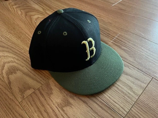 New Era Hat Club Stencil Boston Red Sox 59FIFTY Fitted Hat Size 7 7/8 NO TAGS - Image 1 of 1