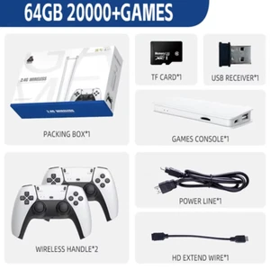 M15 Retro Game Console 64GB 20000+Game 4K High-Definition Output Handheld Video  - Picture 1 of 13