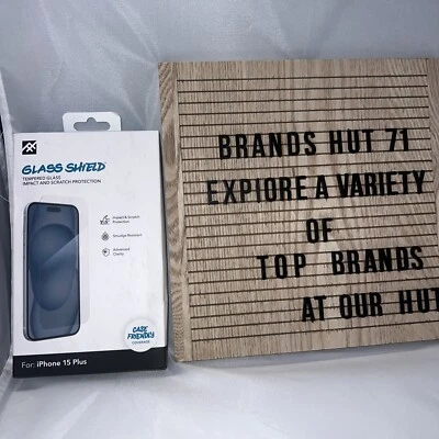 Protector de pantalla iFrogz Glass Shield para Apple iPhone 15 Plus - 1 unidad, nuevo Foto 1 de 2