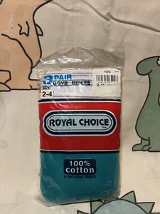 Vntg 1994 Royal Choice Boys Briefs 3 Pack NOS Size 2-4 Multi Color NOS NEW HTF - Picture 1 of 3