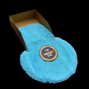 Nuevo polvo fino triturado de piedras preciosas turquesa natural para arte de resina de masaje - Imagen 1 de 3