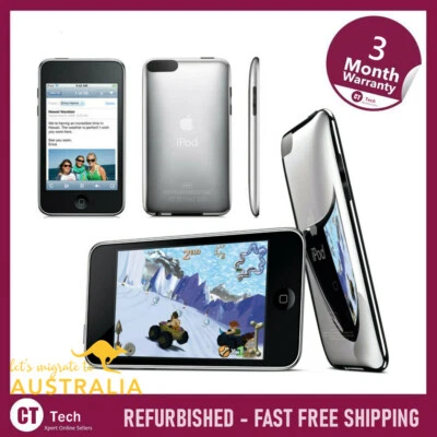 Apple iPod touch 2nd 3rd Gen 8GB 16GB 32GB 64GB Black MP3 Music Player, WARRANTY - Image 1 of 4