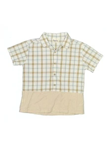 Urban Pipeline Boys Brown Short Sleeve Button-Down Shirt 6 - Picture 1 of 2