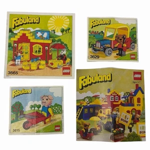 Lego Fabuland Instruction Manual Booklet Advertisement Insert Lot 3665 3615 3629 - Picture 1 of 5