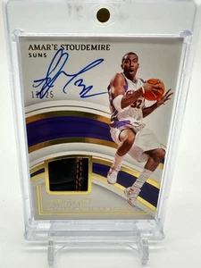 Amar'e Stoudemire 2022-23 Immacolata Auto Sneaker Swatch Patch 12/25 Knicks - Foto 1 di 2