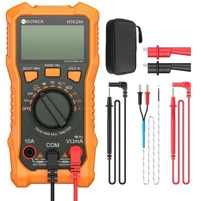 Digital Multimeter Messgerät Auto Range AC/DC Voltmeter Strommesser Prüfer LCD - Bild 1 von 4