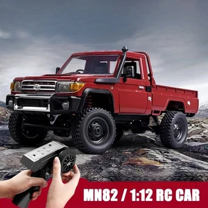 1:12/1:16 Retro Rc Car with LED Lights Vehicle 4WD Pickup Truck Model Toys - Picture 1 of 28