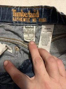 Timberland Blue Denim Jeans Casual Boy Size 5 - Picture 1 of 3