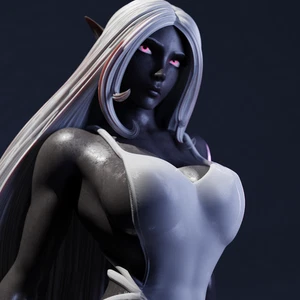 Synn Sexy Girl Unpainted 75 mm Scale Resin Model kit - Picture 1 of 12