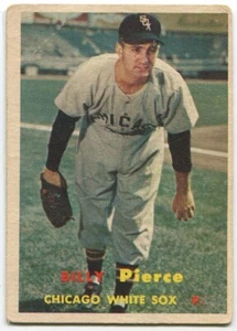 1957 Topps #160 Billy Pierce Chicago White Sox - Picture 1 of 2