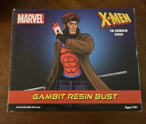 Diamond Select - Marvel Animated X-Men Gambit Resin Bust 824/3000 Low # Mint B5