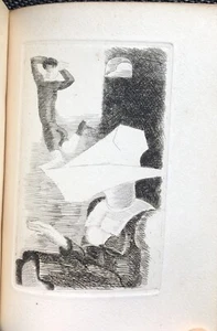 1926 EO 1/20 sur vélin de cuve double suite F.FLEURET : Soeur Félicité YVES ALIX - Picture 1 of 7