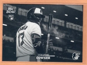 2024 Topps Blanco y Negro Colton Cowser Novato #93 Orioles RC Cantidad - Imagen 1 de 2