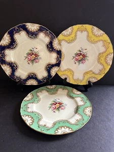 Royal Worcester Bone China Plates SET-3 Made In England 1932 Cabinet Dinner 10.5 - Picture 1 of 24