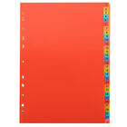 A4 Binder Divider Notebook Index Tab Marker Set