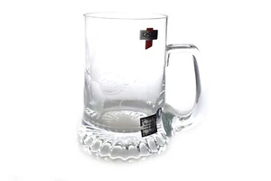 "Lúpulos de piedra de cerveza de cristal de corte Rastal grabados en el vaso 5,25" - Imagen 1 de 1
