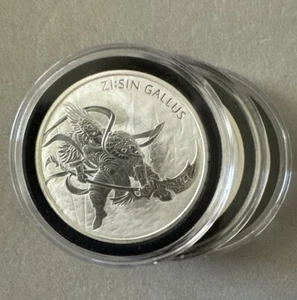 3x 1 Clay ZI:SIN Gallus South Korea Südkorea KOMSCO 1 oz Silber 2017 (X3 Coins) - Picture 1 of 2