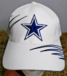 Gorra ajustable vintage Annco Dallas Cowboys estrella bordada, rayas de tigre - Imagen 1 de 8