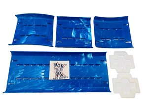 Knex NEW Blue Straight Water Slide Spare Parts Kit Corkscrew Canyon K'nex 63175 - Picture 1 of 4