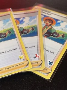 Bug Catcher Battle Deck Variations Pokemon Eevee Cinderace & Pikachu (1 Of Each) - Picture 1 of 5