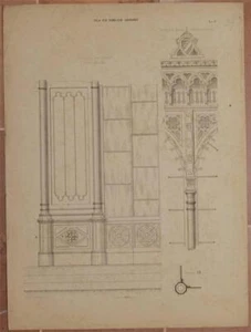 Lithography Ingeneria Hall Public Adunanze Public Meeting 1880 Public Room - Picture 1 of 1