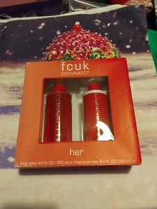 FCUK Connect Her 250ml Body Lotion & Fragrance Mist Gift Set - Picture 1 of 4