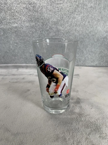 NFL Papa Johns Houston Texans Football Pint Beer Glass Cover