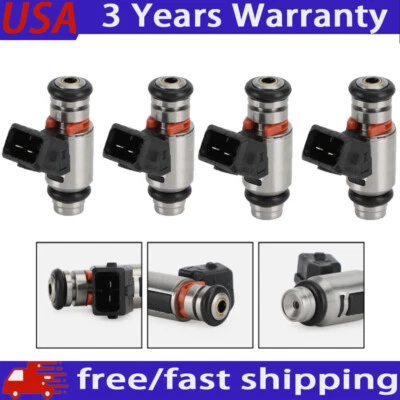 Inyector de combustible 4 piezas para Ford Fiesta 2003 2004 2005 2006 2007 2008 2009 2010 1,6 L Foto 1 de 4