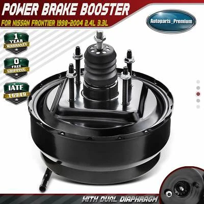 Vacuum Power Brake Booster for Nissan Frontier 98-04 2.4L 3.3L w/ Dual Diaphragm - Image 1 of 4