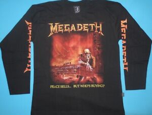 Megadeth - Peace Sells... But Who's Buying? T-shirt Long Sleeve New